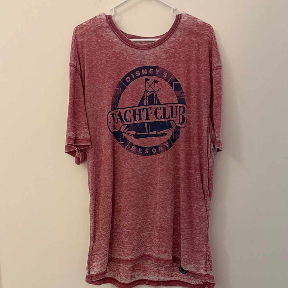 Disney Men’s Yacht Club Maroon T-Shirt